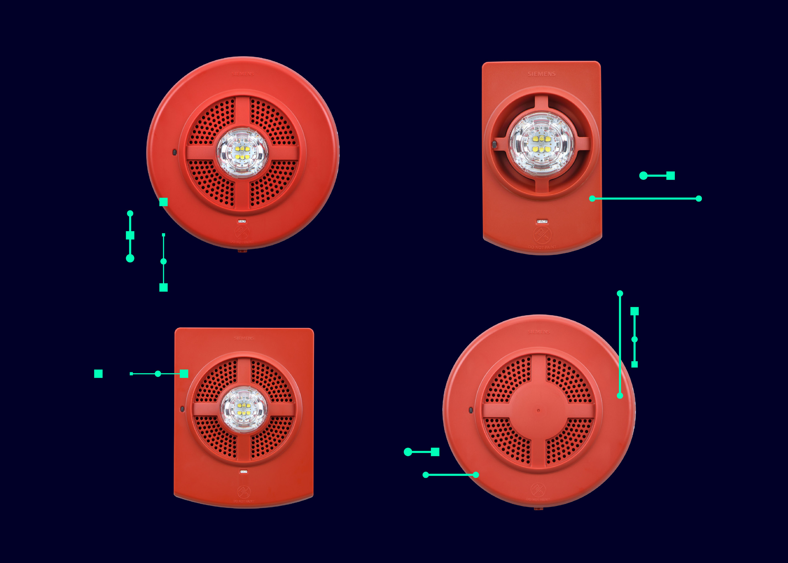 Siemens Cerberus PRO devices with built-in ISOtechnology isolation