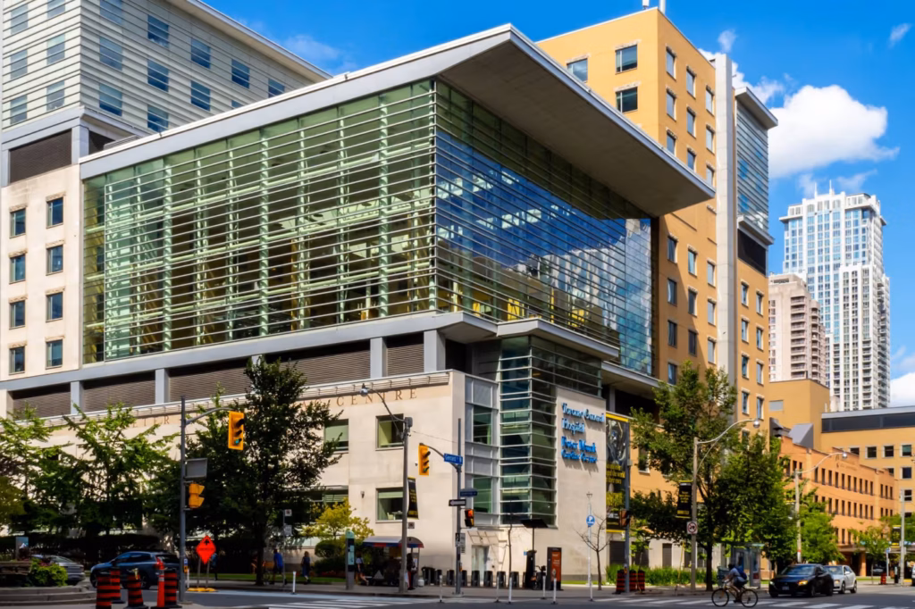 Toronto hospital building exterior