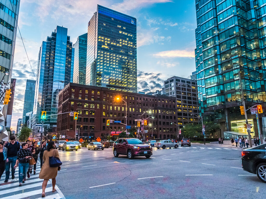 Commercial buildings in the GTA